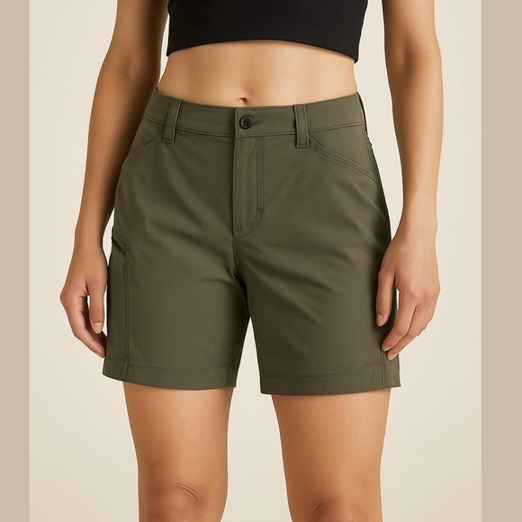 Icebreaker Pants - ICEBREAKER MERINO wool blend shorts multi pocket zip hiking shorts grey size 27